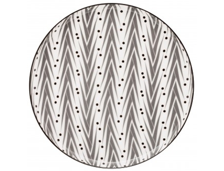 Plato para Tarta DESIGNED FOR LIVING Lemon Grass Gris 17cm