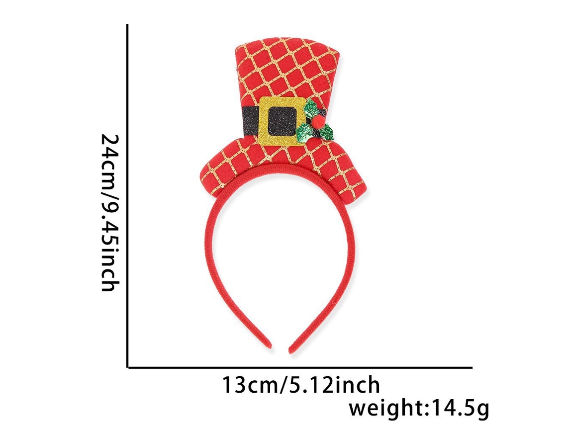 Diadema navideña con cuernos, accesorio navideño brillante, ideal para fiestas, cosplay y uso diario Aeuzwr (Estilo 57)