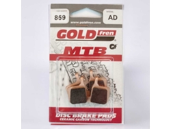 Pastilhas de Freio a Disco Sinterizadas com Tratamento Cerâmico Gf-859 Ad Magura Mt5 Douradogoldfren