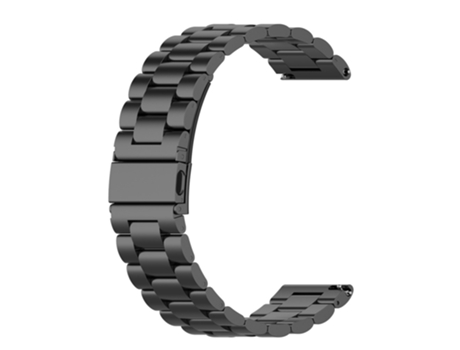 Correa de acero inoxidable tres cuentas 22mm para Huawei Watch 3/Watch 3 Pro - negro
