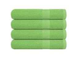 Toallas De Sauna 4 Uds Verde Manzana 80x200 Cm 360 Gsm Wsd473235