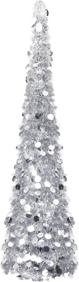 Árbol de Navidad VIDAXL Pop-up (PET - Plateado - 180 cm)