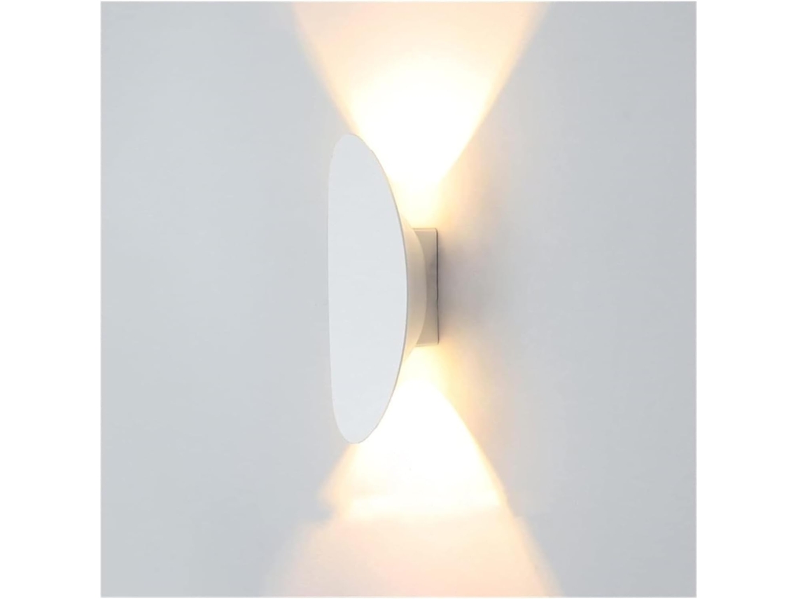Apliques de pared decorativos modernos, sin parpadeo, blanco y negro, 220 V PRIME KANG