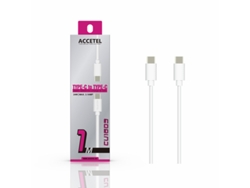 Cable Pd Type-C Cu Velocidade Carga para Samsung ACCETEL Blanco