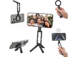 Tripé Magnético Para Celular, Mini Tripé De Alumínio Com Ímã Forte.
