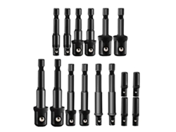 Kit De Brocas De Impacto Con 16 Piezas, Extensiones Y Adaptadores, Y Llave Hexagonal Portátil Para Taladro.