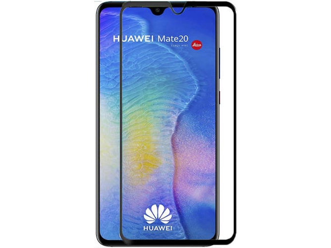 Protector de Cristal Templado Huawei Mate 20 Completo Negro
