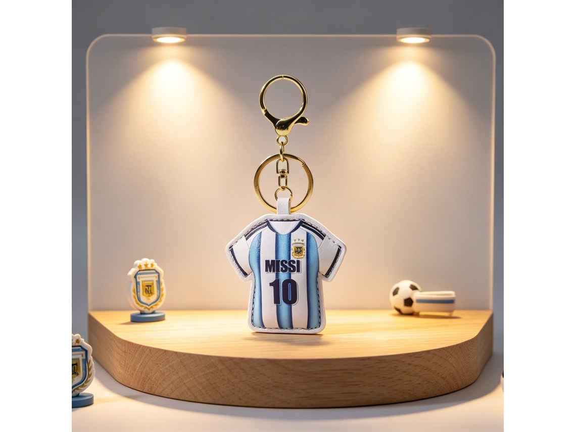 Versátil Llavero Con Forma De Camiseta De Fútbol Es Un Accesorio Ideal Para Los Aficionados A La Copa Del Mundo Y La Eurocopa, Un Regalo Est