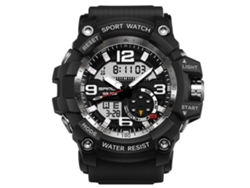Reloj Electrónico Deportivo Sanda Multifuncional Impermeable Doble Pantalla