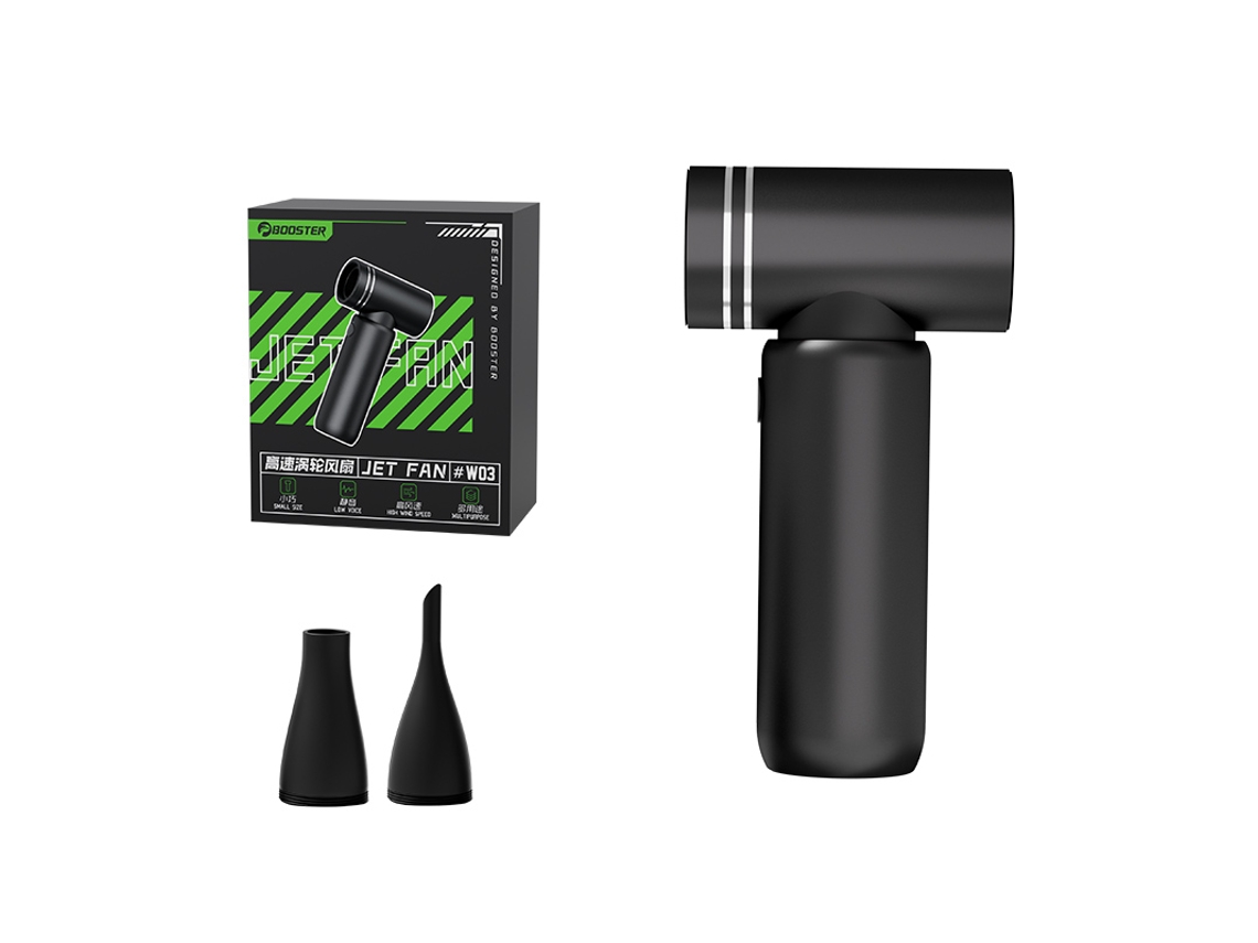 Mini Aspiradora Portátil De Alta Velocidad Con Turbina Y Ventilador Supercargado (negra), 110.000 Rpm