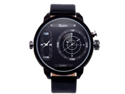 Reloj De Pulsera Oulm Sport Quartz Para Hombre, Resistente Al Agua Hasta 30 M, Con Fecha, Blanco.