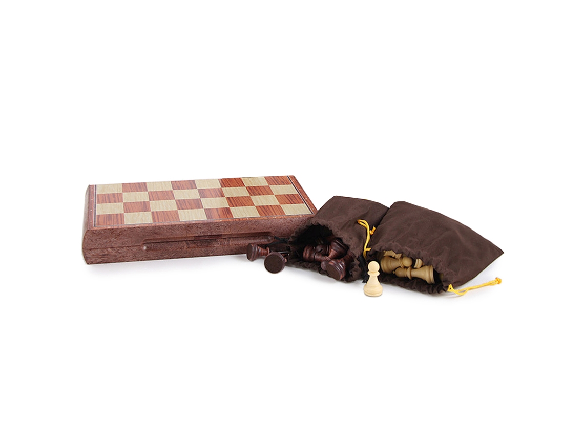 Vlrla-set De Ajedrez Magnético Plegable Con Bolsa De Almacenamiento Juego Portátil Ligero Para Viajes Juguete Educativo Interacción Padre-hijo
