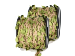Cordón de Yute Verde, 20m - Cinta para Decoración y Manualidades NEVEANCE