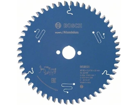 Disco de Sierra Circular BOSCH Expert para Aluminio 160x20x2.2 mm - 52