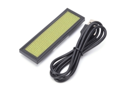 Tarjeta De Identificación Led Con Etiqueta De Mensaje Desplazable, Pantalla De Letrero Chino De 4 Caracteres