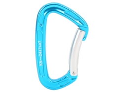 Mosquetón De Escalada Resistente Y Ligero Con Buena Flexibilidad Para Acampar, Escalar Rocas Y De Color Azul Cielo.