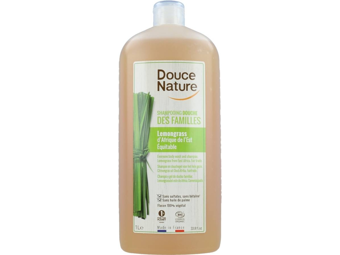 Gel de Baño DOUCE NATURE Familiar Hierba Príncipe Bio (1 L)