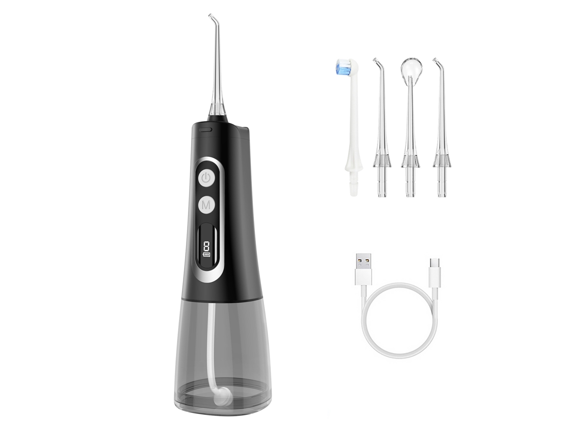 Irrigador Bucal De Agua Para Limpiar La Boca Y Eliminar El Cálculo Dental Negro SIURN