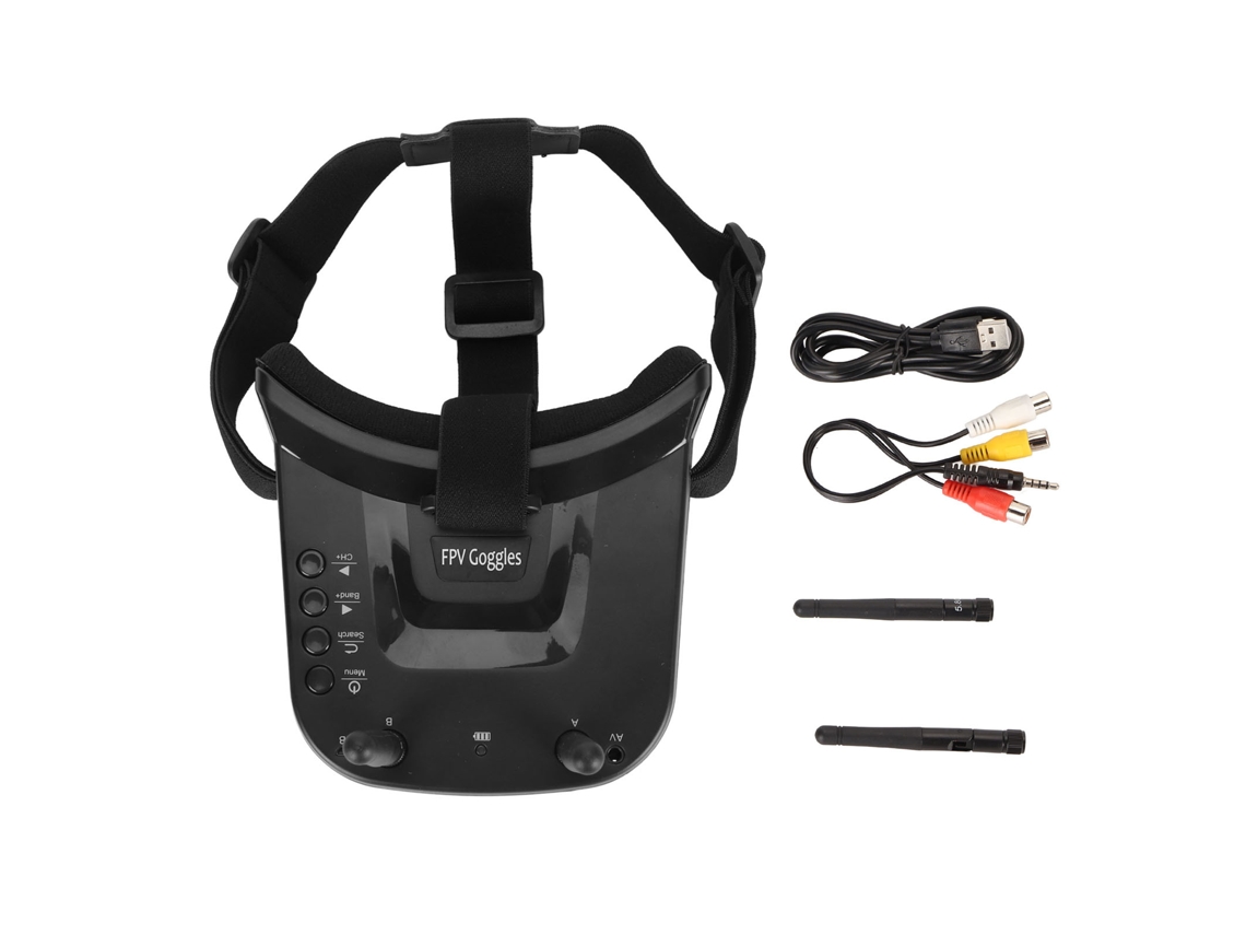 Gafas FPV (5,8 GHz, 40 canales, 3 pulgadas)