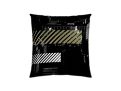 Funda cojín estampado sin relleno 50x50 cm algodón extra suave fabricado en España Ny Area NATURALS