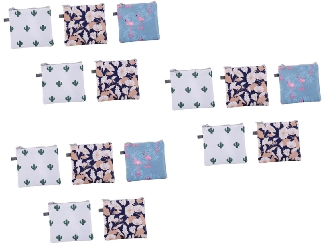 Com 3 Bolsas Impermeáveis Para Absorventes Higiênicos, Kit Adorável