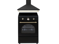 Campana de inducción Solthermic® Combo Pack Cocina 60x60 Vti60 Negra 60 Rustic Black