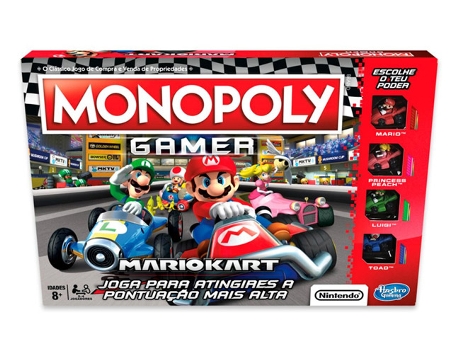Juego de Mesa Monopoly: Mario Kart (Inglés - Edad Mínima: 8)