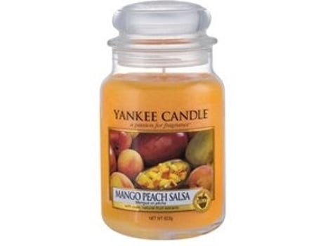 YANKEE CANDLE Mango Peach Salsa Candle Mango And Peach Scented Candle 104.0G