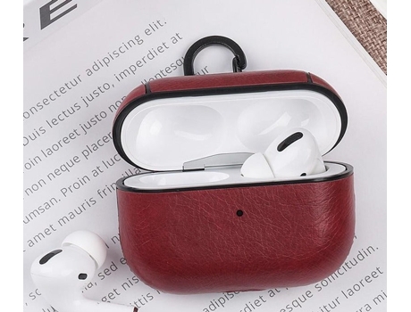 Funda protectora de lujo para Airpods de cuero Pu Pro[B]