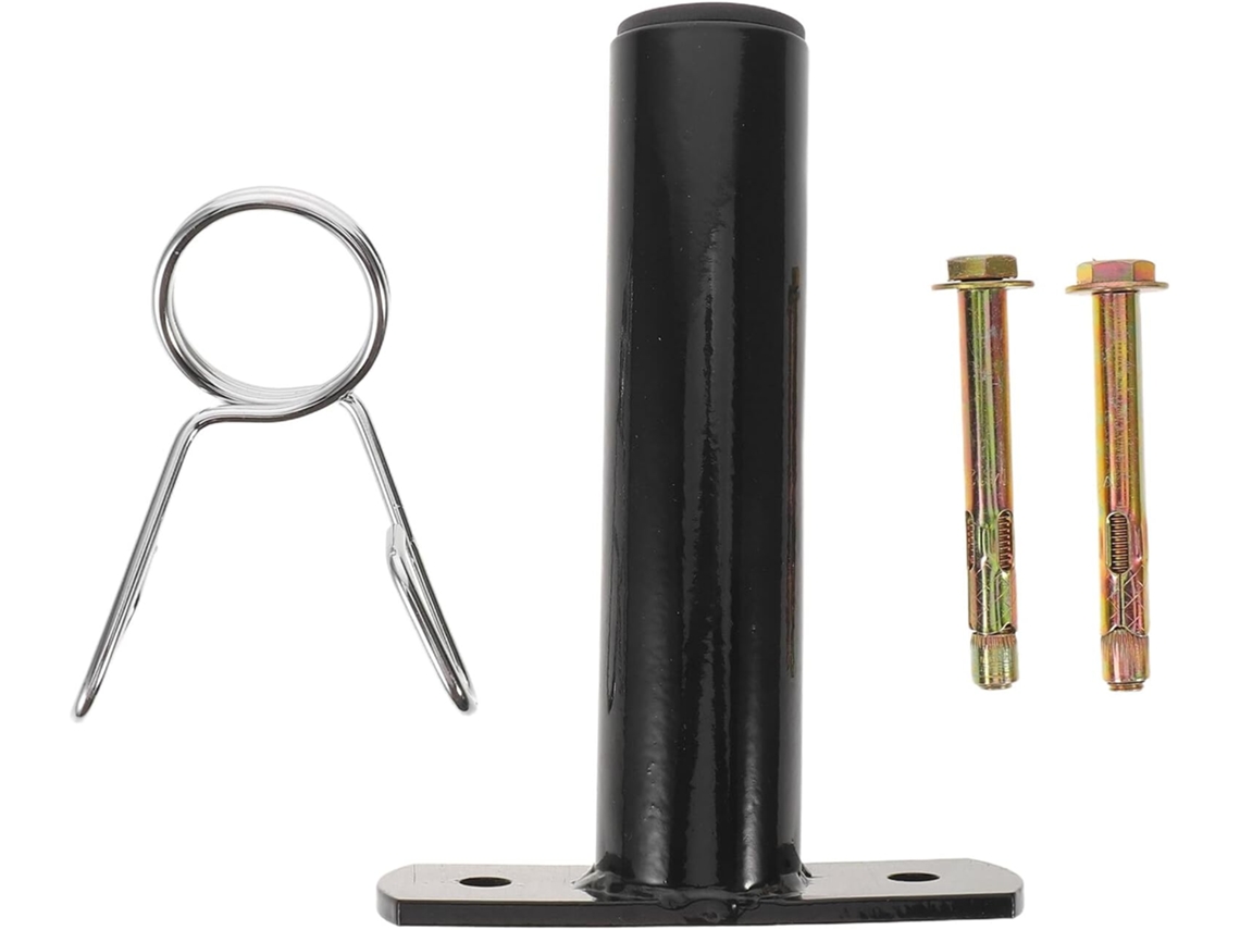 Soporte de pared para discos de levantamiento de pesas, negro, metal, gimnasio, deportes
