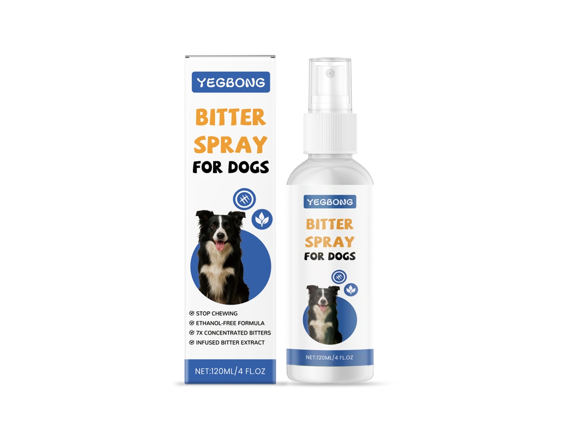 Spray anti-mordeduras para perros.