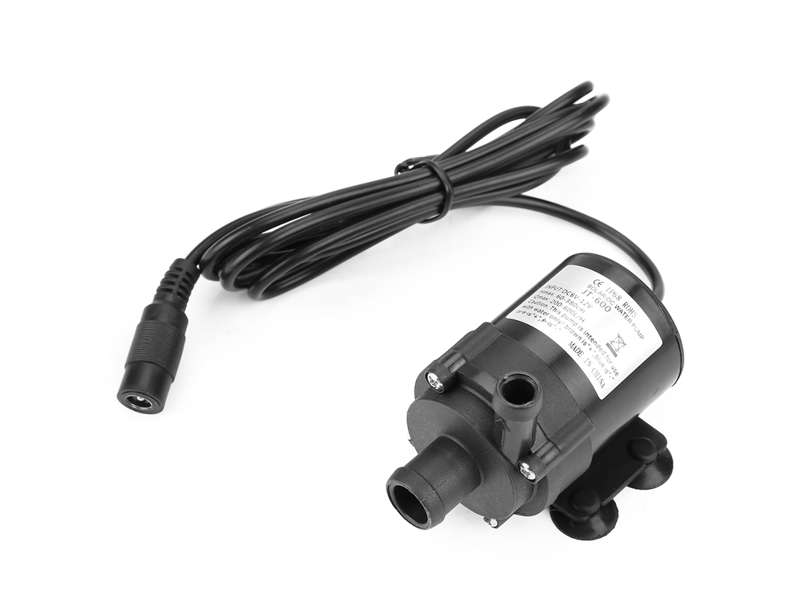 Minibomba de agua CC sin escobillas para piezas pequeñas estancas, 12 V, -40 ℃ ~ 100 ℃, ideal para jardines y acuarios.