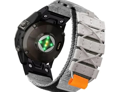 Correa Nylon Militar para Garmin Fenix 5X Plus Gris ¡ANTIMPACTO!