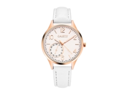 Relógio digital de quartzo com pulseira de metal e números coloridos para mulheres (dourado)