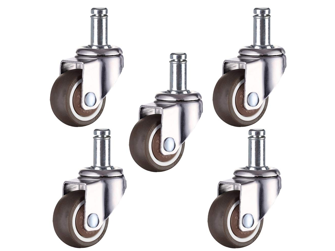Ruedas Goma 38 Mm 50 Mm Giratorias Para Muebles Ideal Para Uso