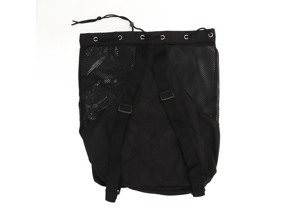 Mochila de playa de malla ligera, transpirable y ajustable - Negra