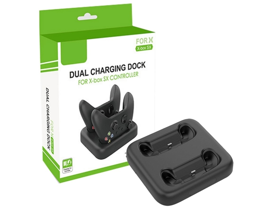 Cargador doble para mandos Microsoft Xbox Series X/S, estación de carga USB con doble soporte