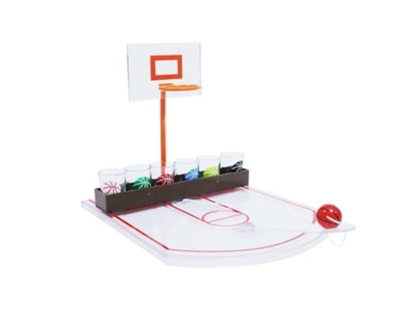 Juego de beber - Mini baloncesto con vaso de chupito