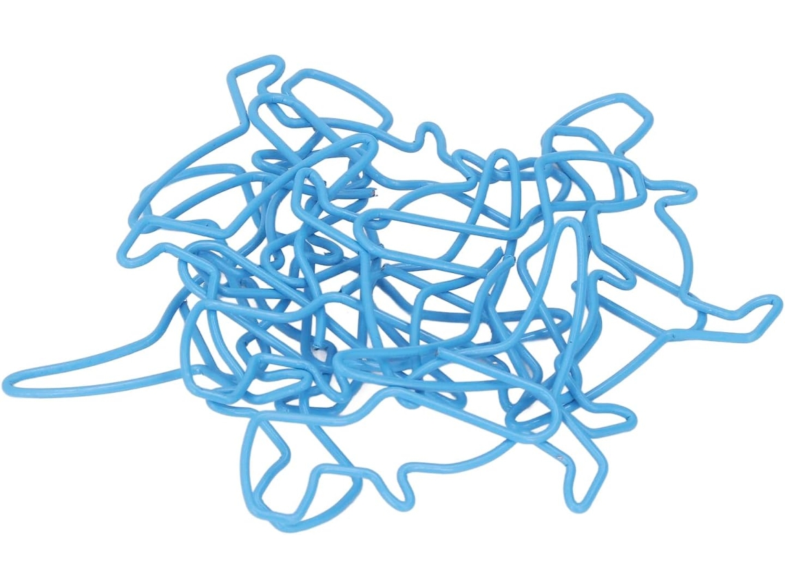 Paquete De 100 Divertidos Clips De Papel Con Forma De Dinosaurio, Resistentes A La Corrosión, Para La Oficina.