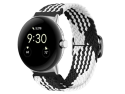 Correa de nailon trenzado con hebilla para reloj Google Pixel