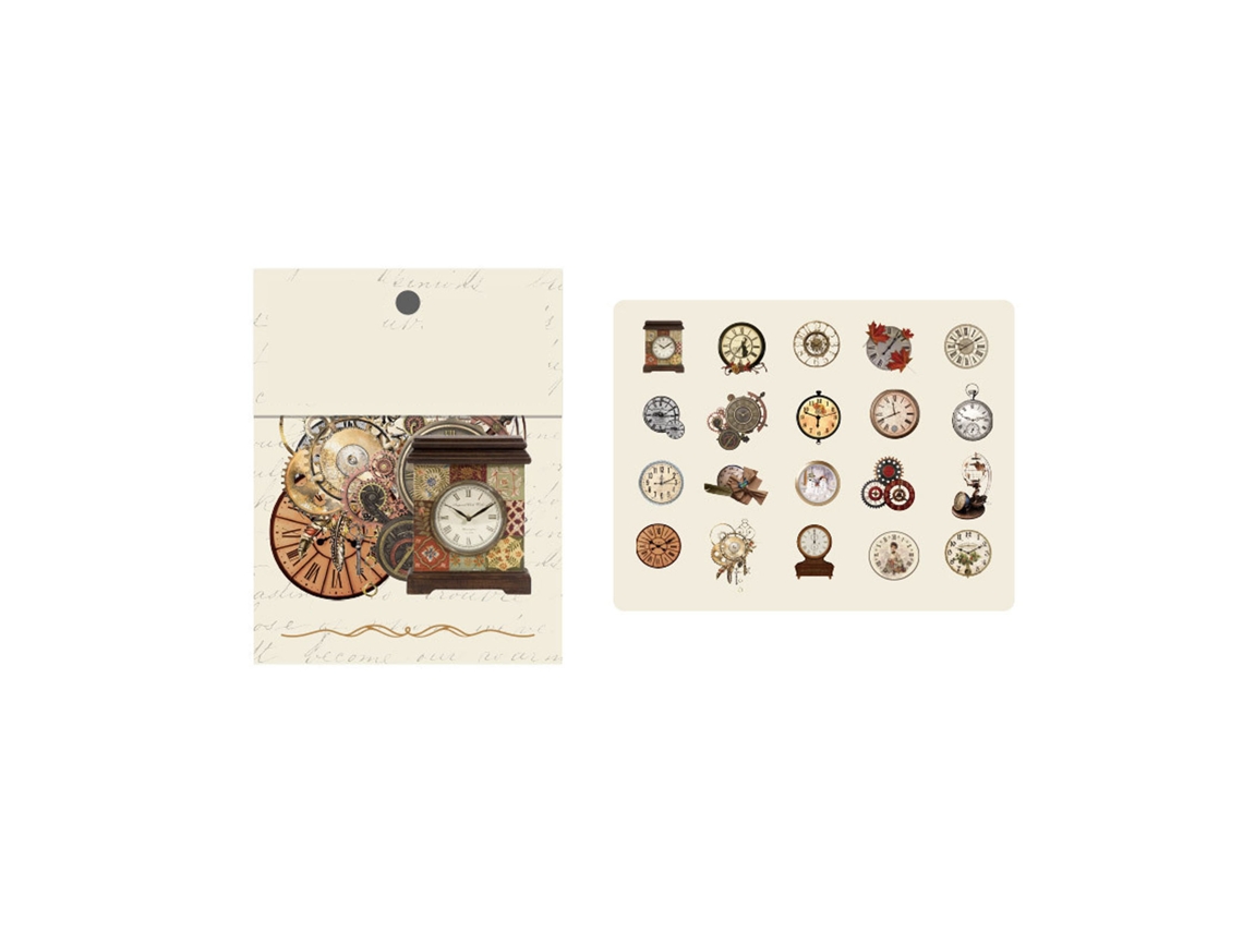 40 pegatinas románticas vintage de la serie Quicksand con diseños delicados de mascotas, calcomanías nostálgicas para diario, cuaderno, reloj.