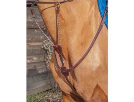 Collar de caza de lujo para caballos con puente T de T