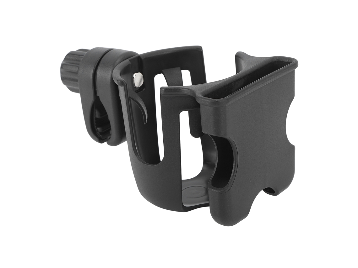 Soporte Universal Para Portavasos Y Teléfono Móvil Para Cochecito Con Rotación De 360° Y Diseño Antideslizante.
