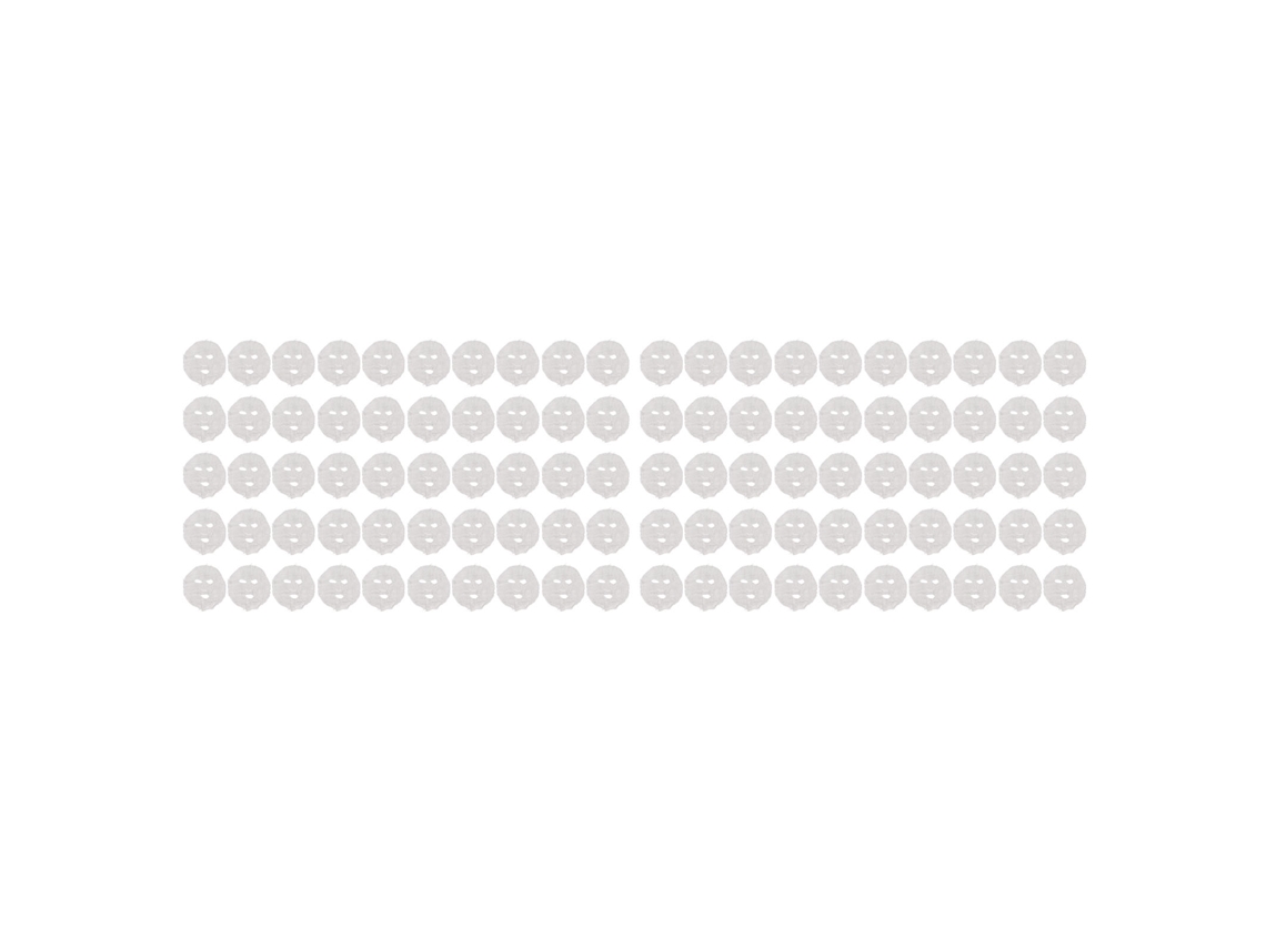 100pcs Hoja De Mascarilla Facial De Gasa Precortada Desechable Para Belleza Diy Mascara Facial En Salones De Belleza