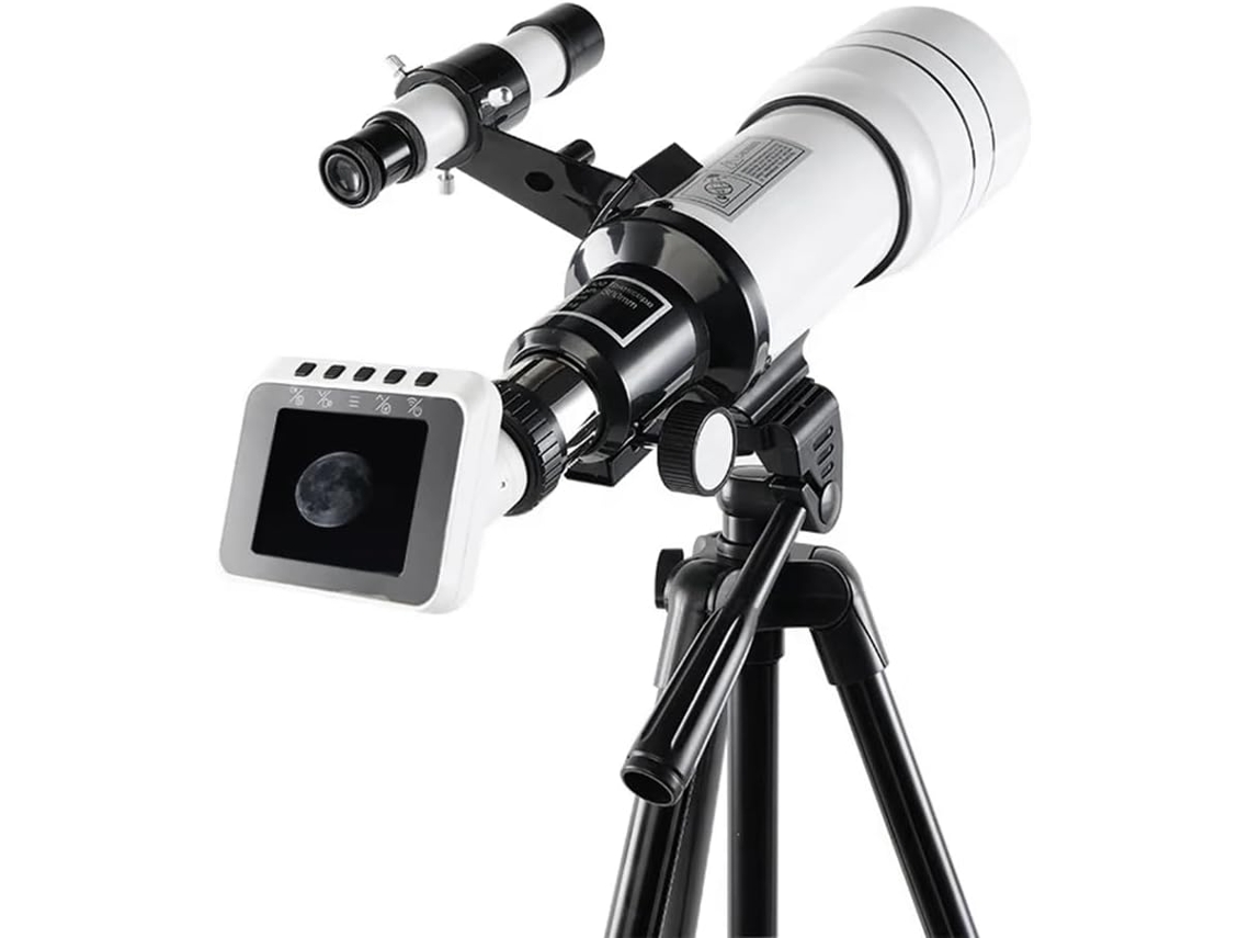 Télescope Astronomique Professionnel Monoculaire 70300 Oculaire Électronique 70 Mm Grande Ouverture