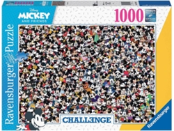 Puzzle RAVENSBURGUER Mickey Challenge (Edad Mínima: 8 Anos - 1000 Piezas)