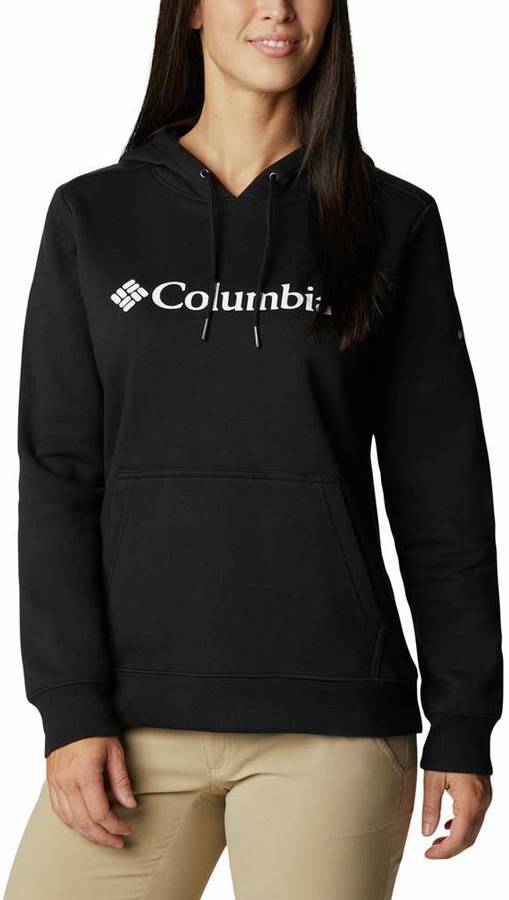 Logo Sudadera Con capucha mujer para columbia negro montaña xs