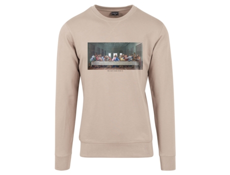 Camiseta de Hombre MISTER TEE Cuello Redondo Can Hang With Beige (S)