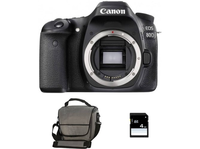 Kit Cámara Réflex CANON EOS 80D+ Bolsa + SD 4Go