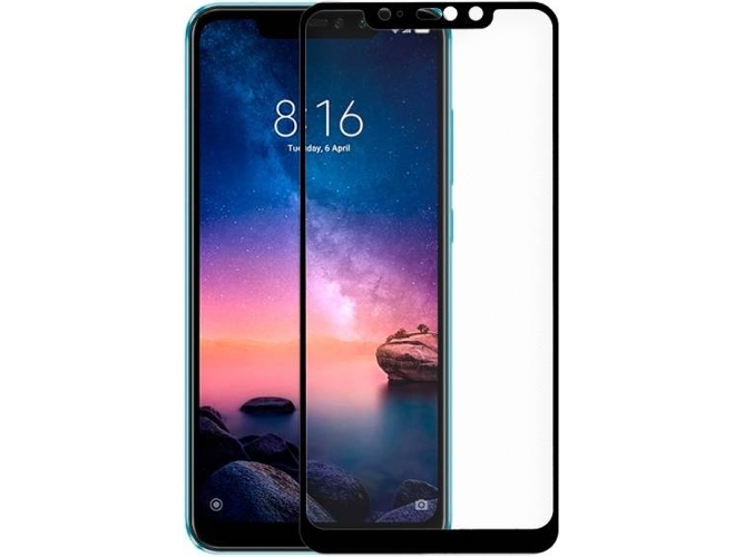 Protector de Cristal Templado Xiaomi Redmi Note 6 Pro Negro